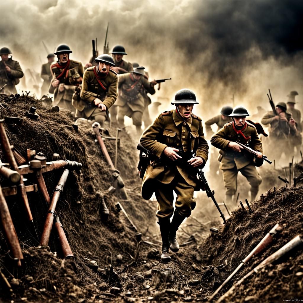 Surreal WWI Battle: McDonald's vs. Hamburglar