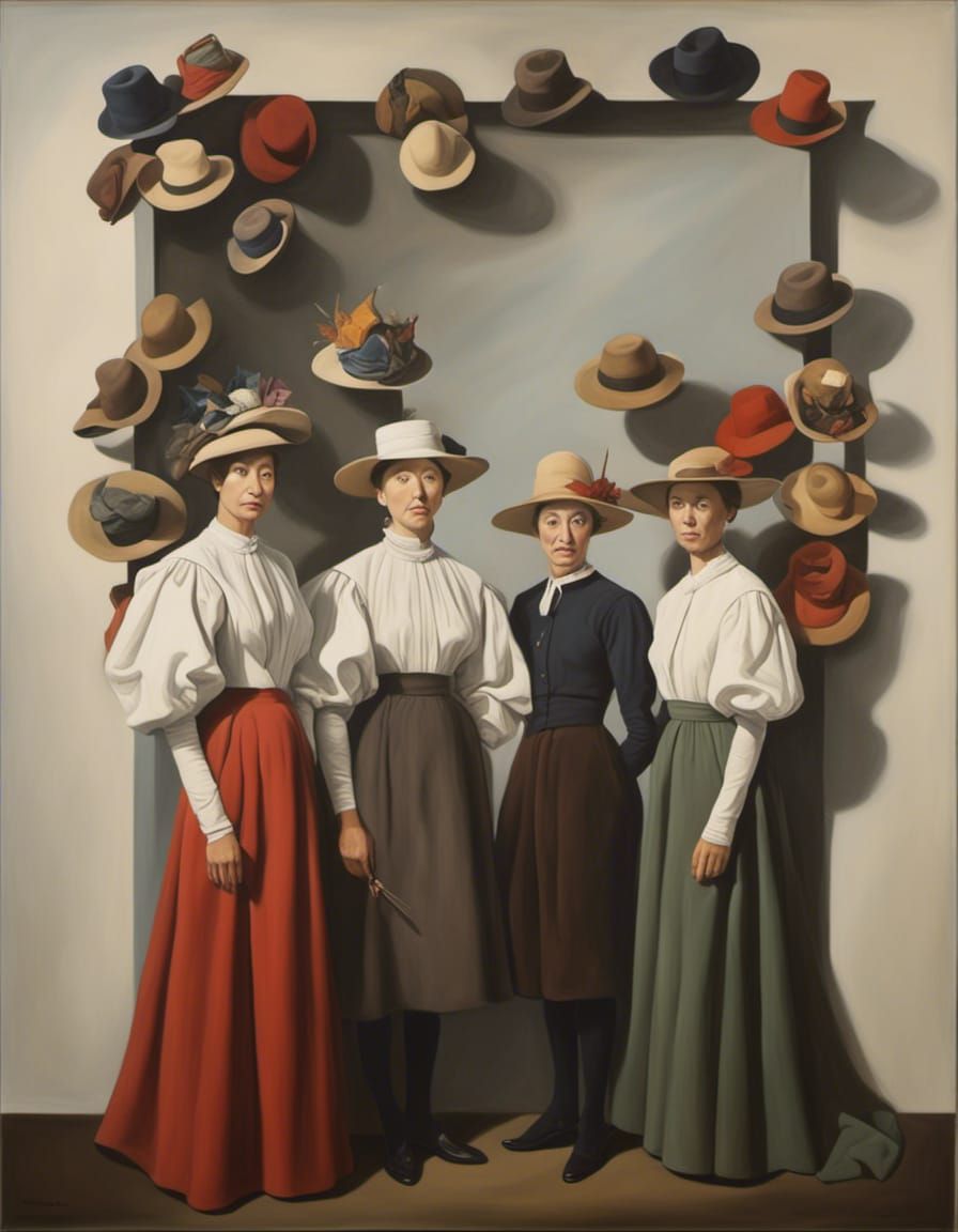 Stylish AI-Generated Hats