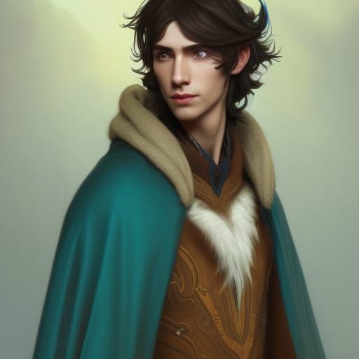 Fantasy Elf Portrait in Hyperrealistic Style