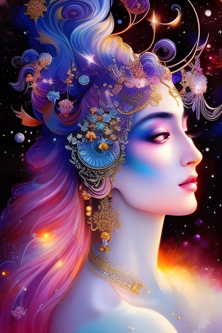 A crown of colors and stars