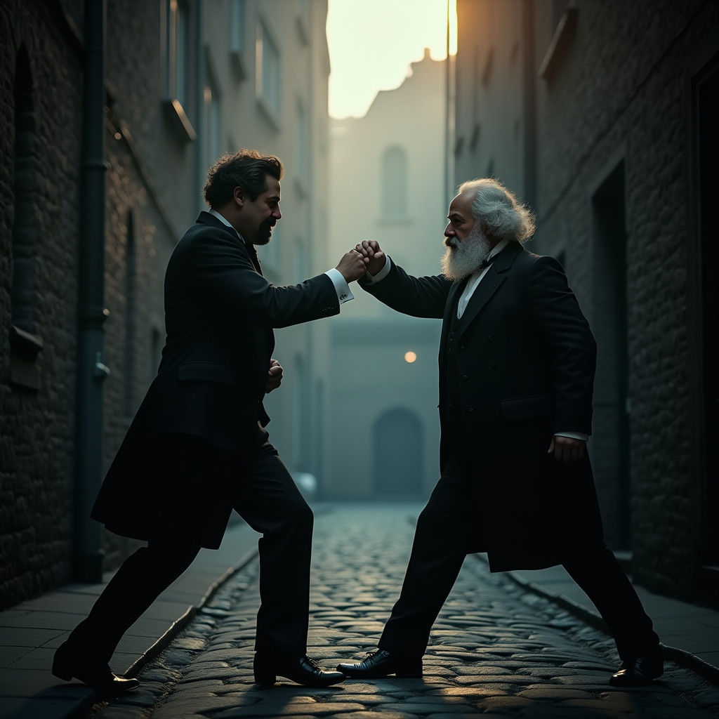 Spurgeon Knocks Out Marx in Film Noir Style