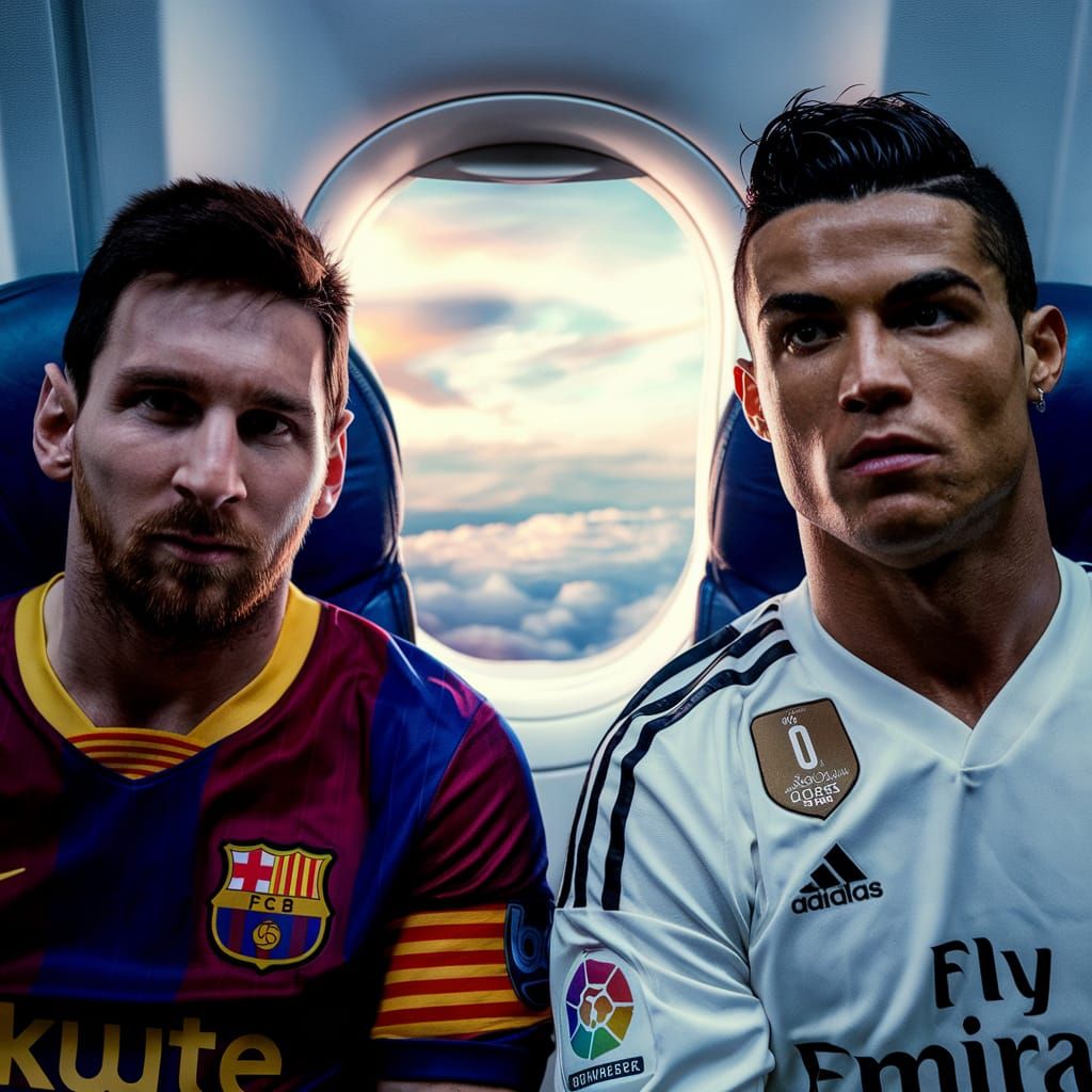 Football Rivals Share a Moment of Peace on a Flight