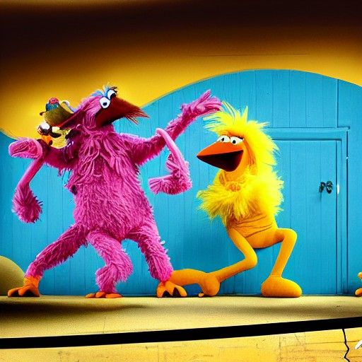 Sesame Street Break Dance Battle