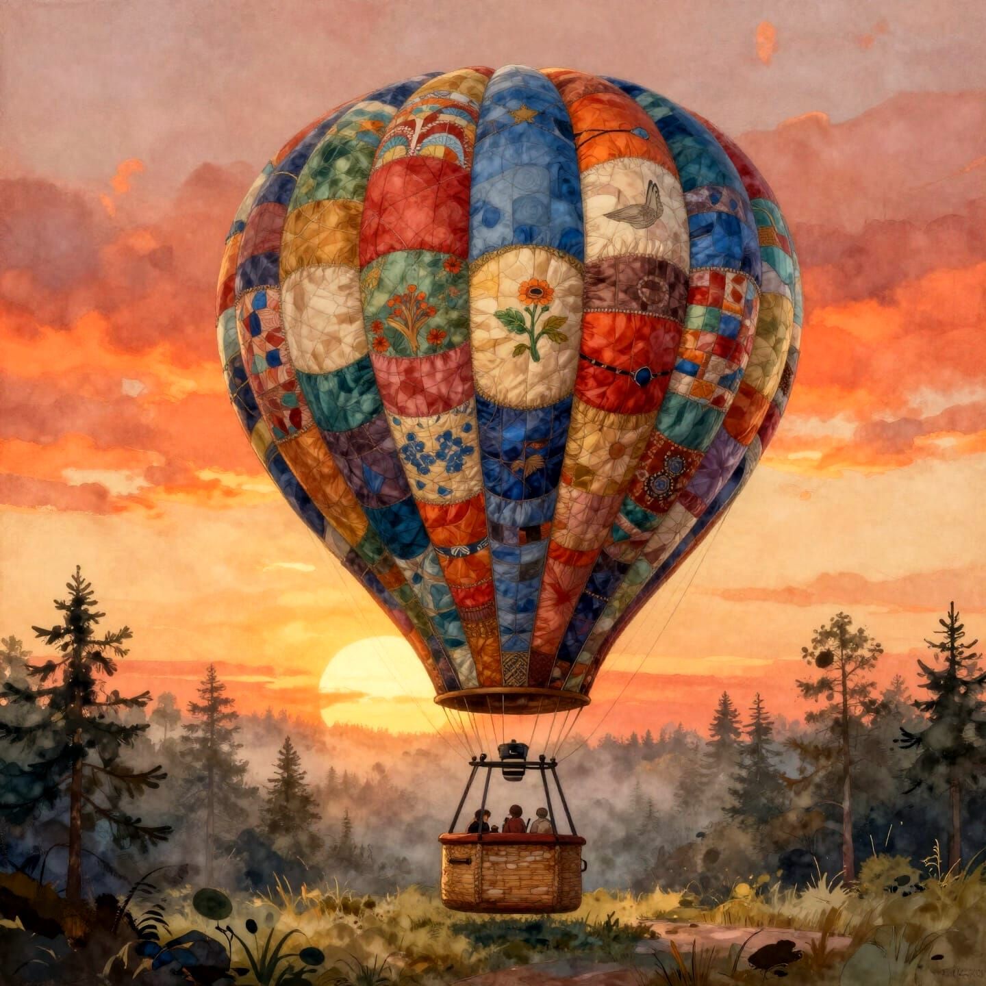 A patchwork adventure