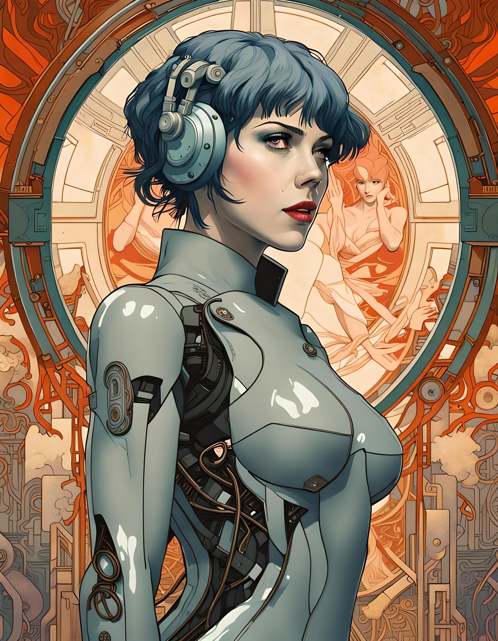 Scarlett Johansson as Major in Ghost in the Shell