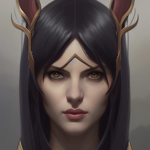 High Elf Rogue Portrait in Detailed Digital Art