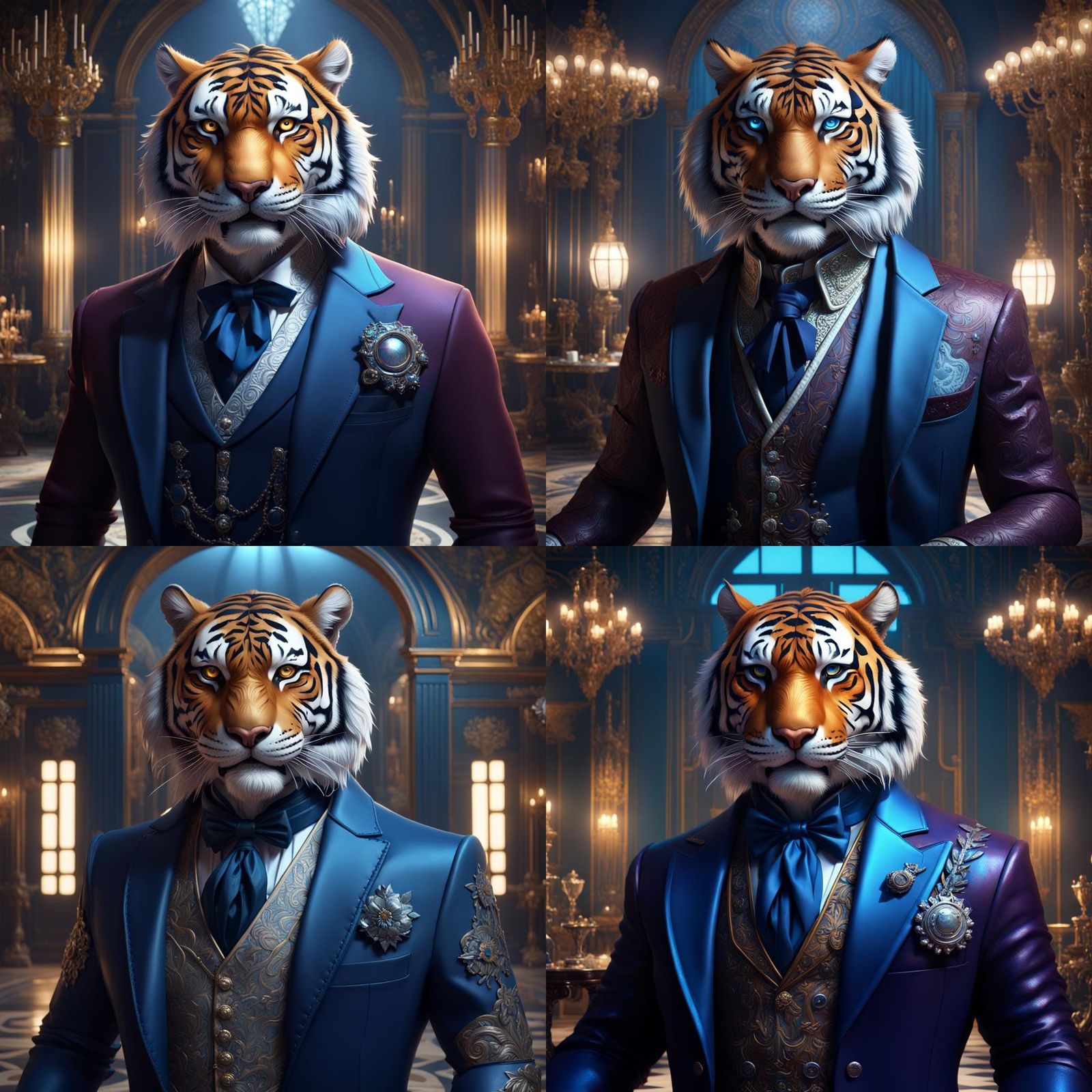 Were Tiger Gentleman Ready for Fantasy Ball