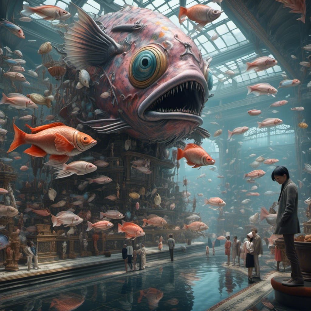 Display for - guess what - A Fish Store!