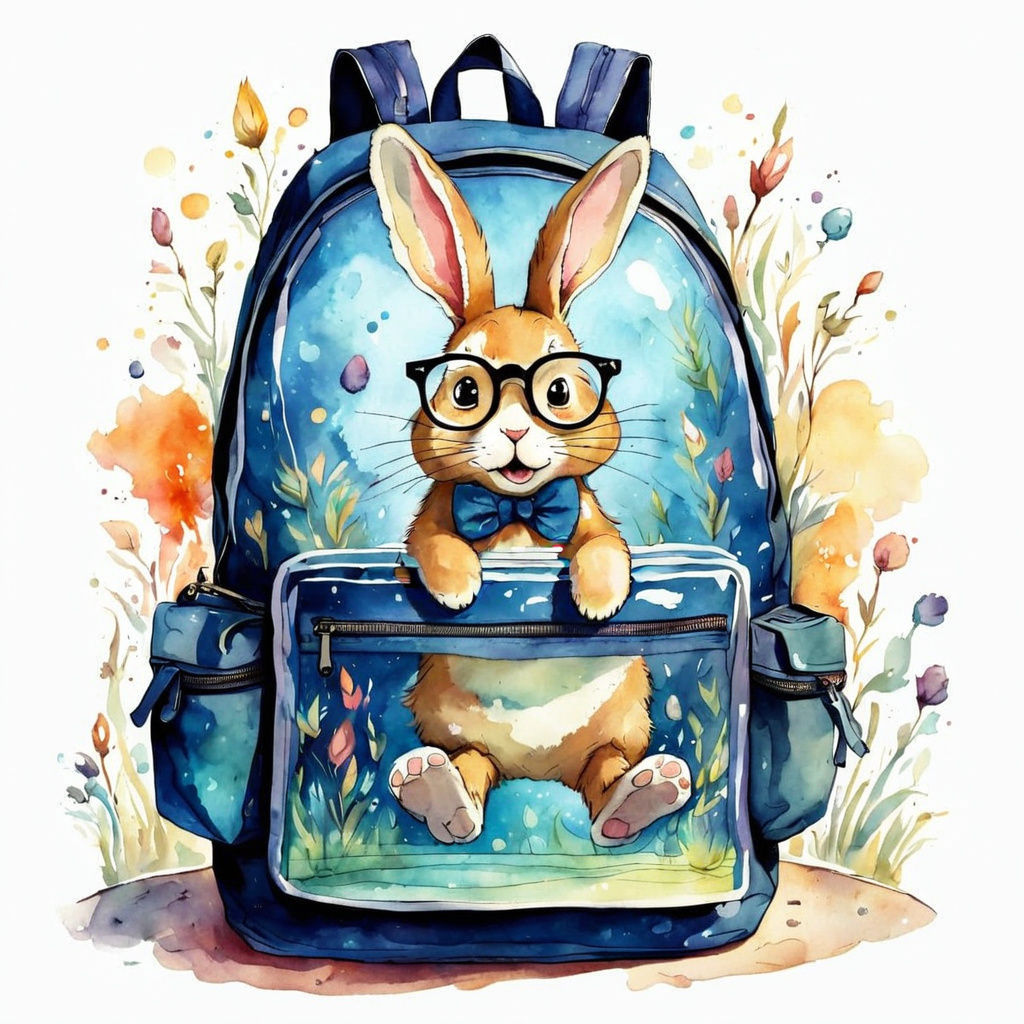 Just a Bunny in a Backpack