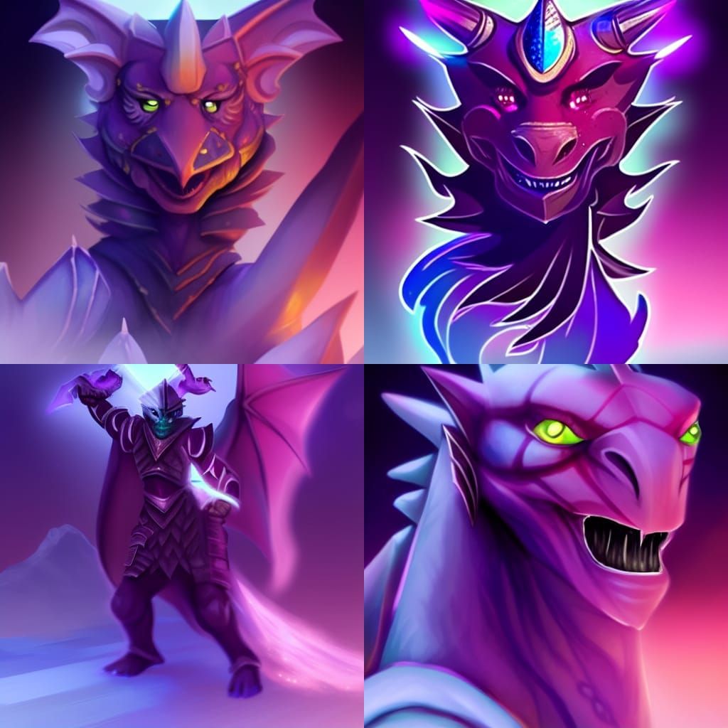 Gem Dragonborn Character Art from Dungeons and Dragons