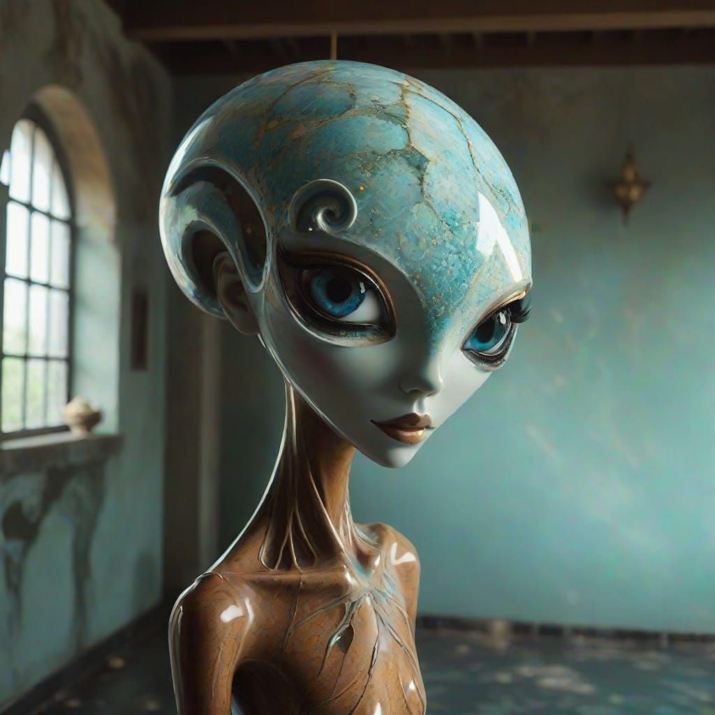 Empress of Tropical Oasis in Opal Aesthetic