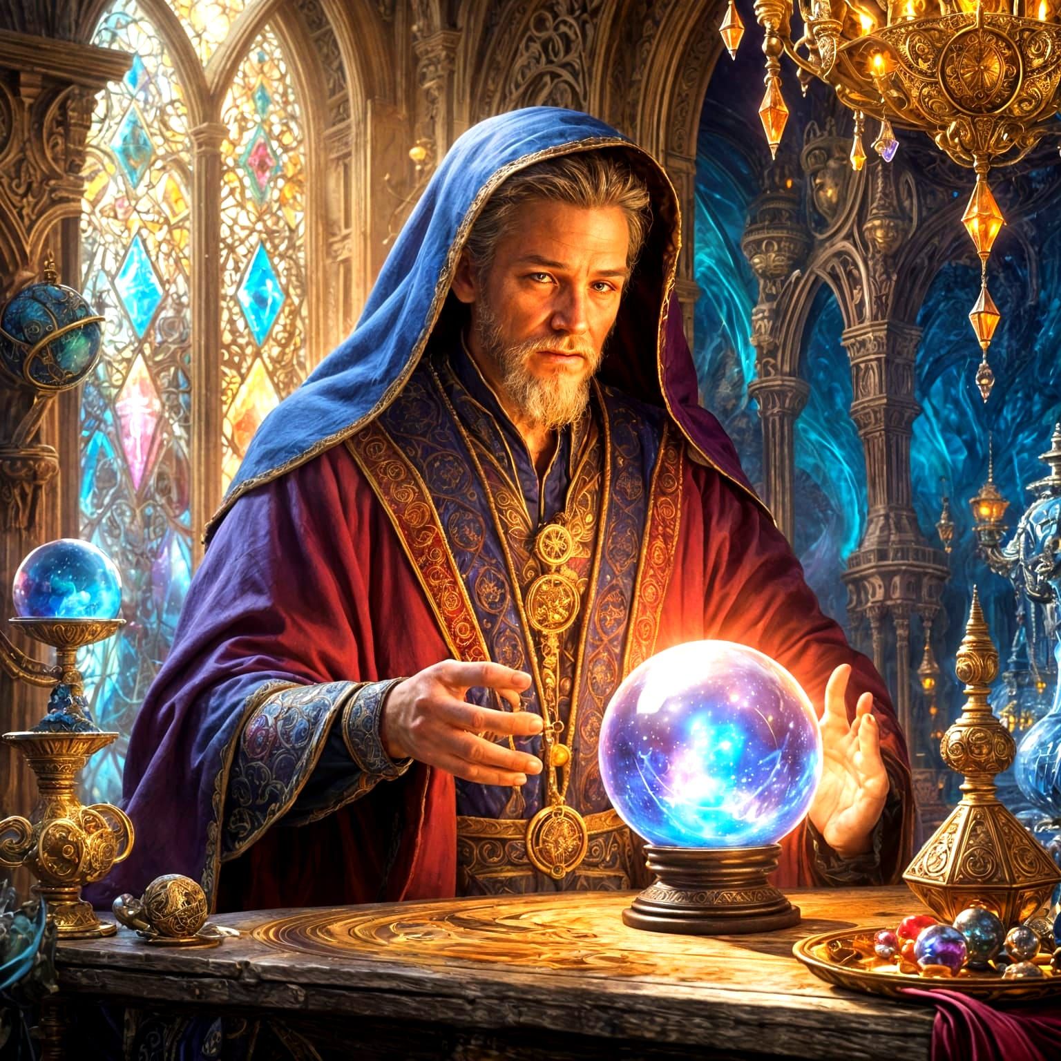 Mystic Envisions Future in Whimsical Port Scene