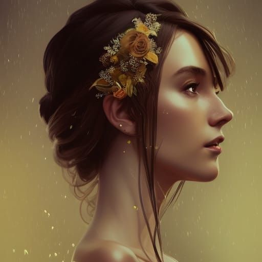 Hyperdetailed Wedding Portrait in Dynamic Lighting