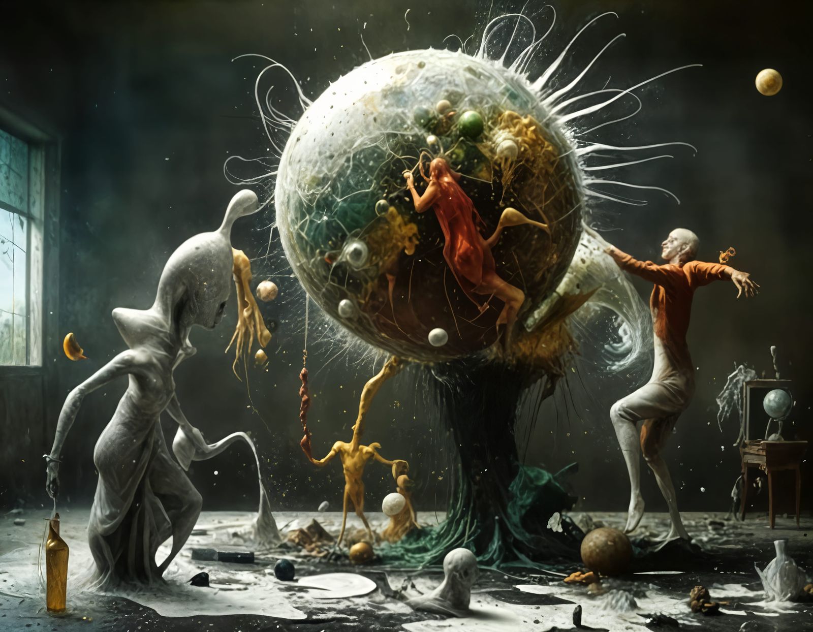 "...then the floor got soggy and I don't remember much after...