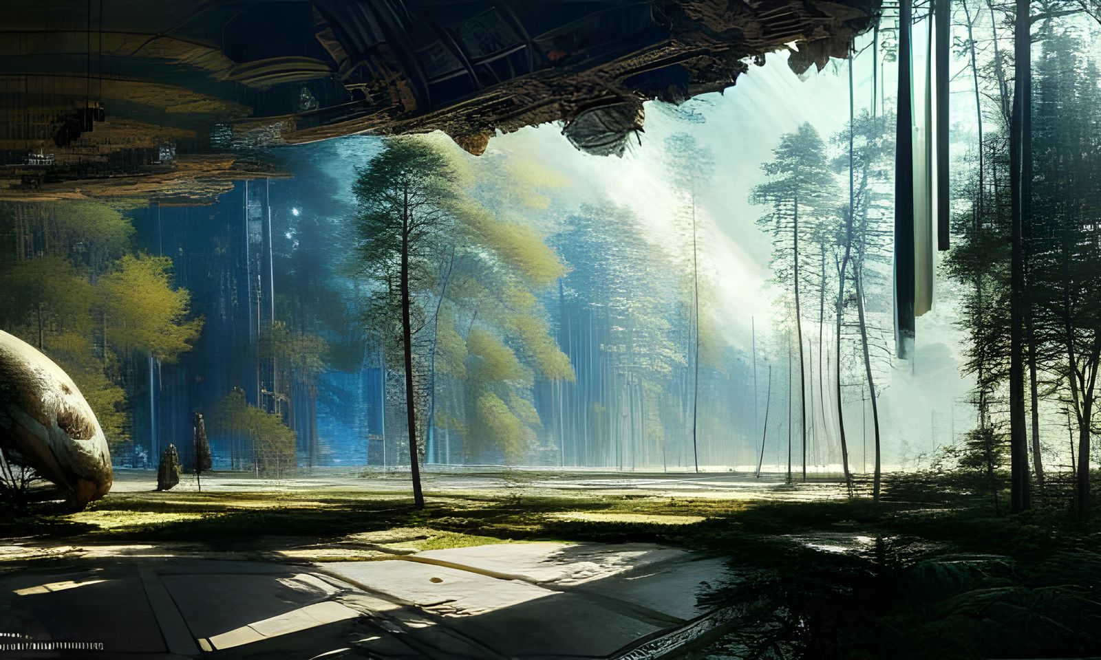 Spectacular Atrium Overlooking Earth: A Fantastical Masterpi...