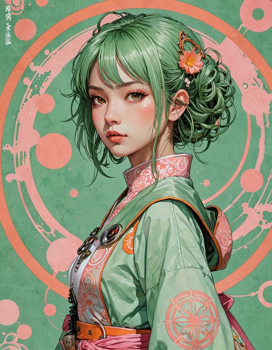 Techwear Manga Cover in Carlos Meglia Style