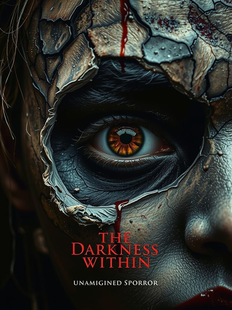 Gothic Horror Movie Poster: The Darkness Within