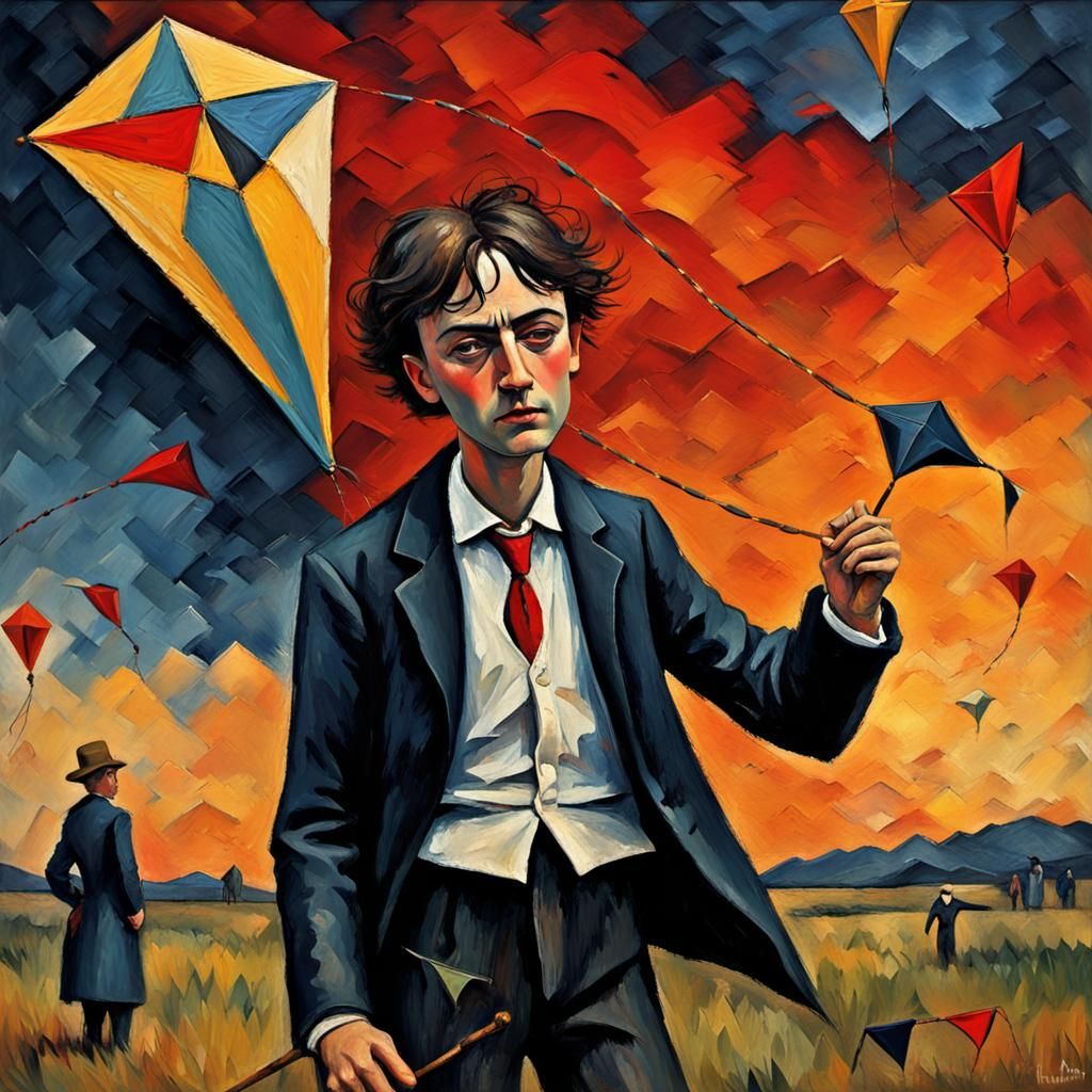 Grotesque Kites: A Gothic Impressionist Masterpiece