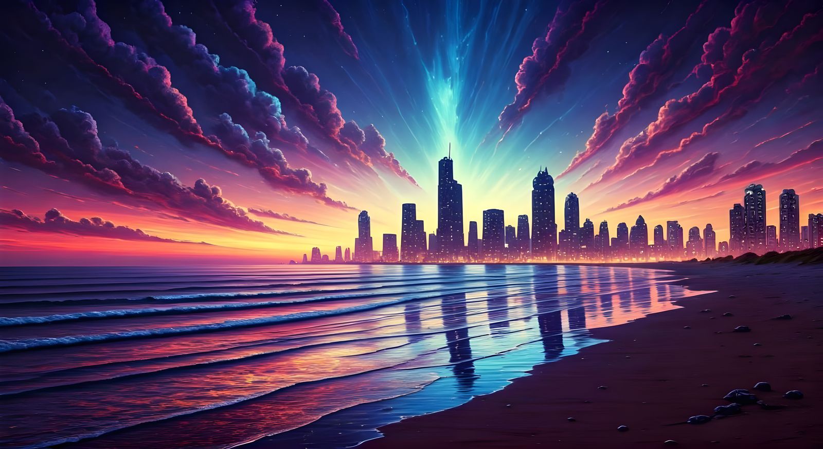 Cosmic Nightmare Reflected on a Metallic Ocean