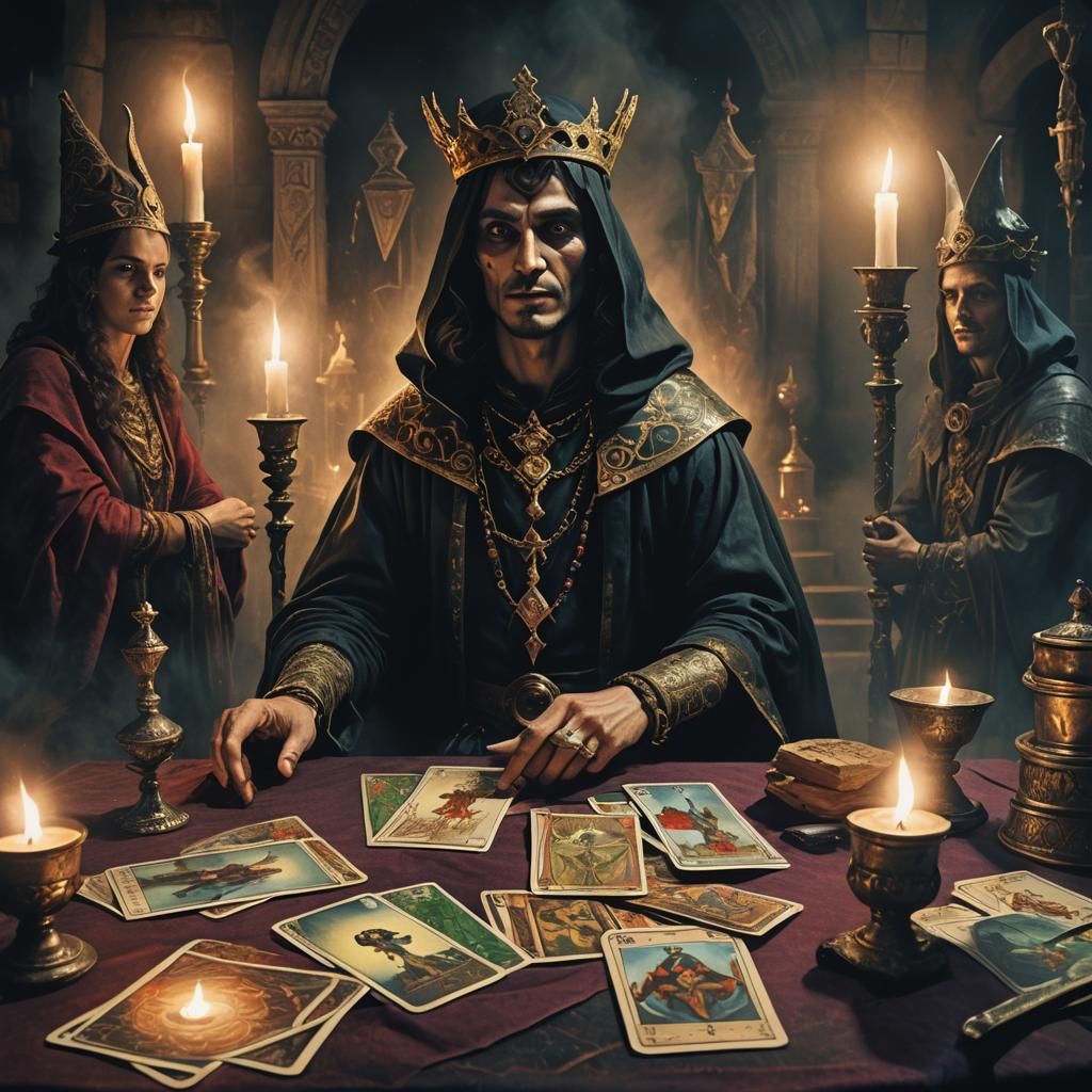 tarot playing..