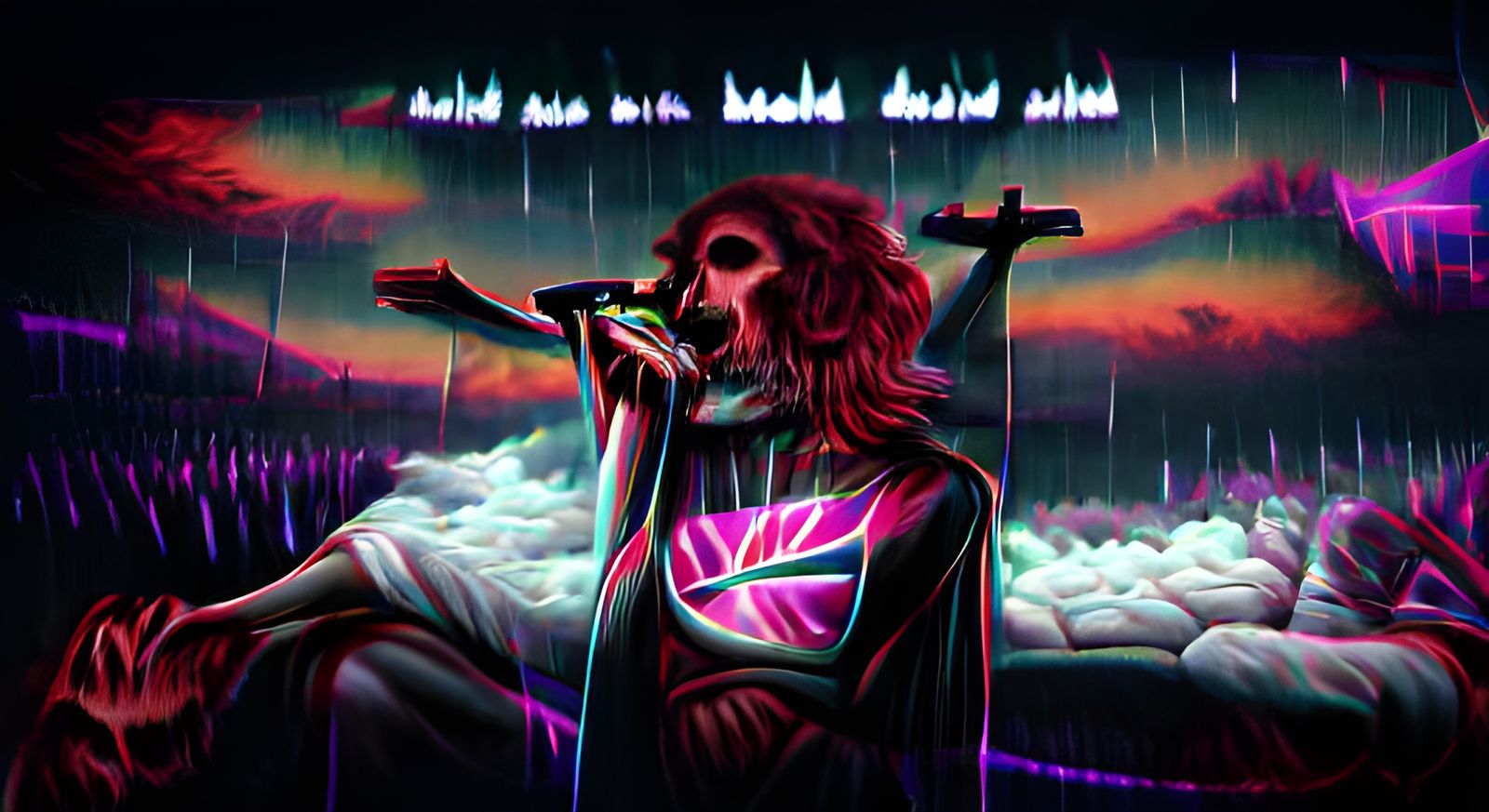 Psychedelic Synthwave Interpretation of Black Sabbath's God ...