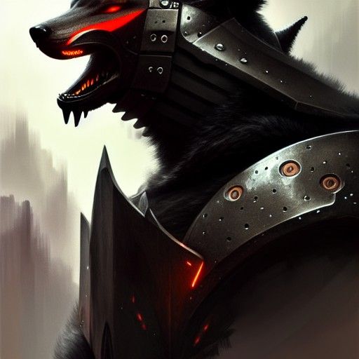 Berserker Armor Black Fox Portrait in Unreal Engine 5