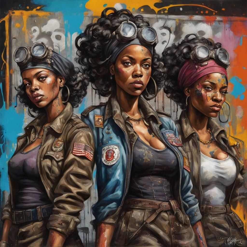 Six Triple Eight Battalion: Vintage Graffiti Art