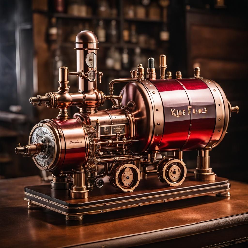 Steampunk Engine Inspired by Cherry Bounce