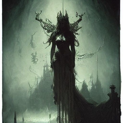 Horror Queen in Doré Style