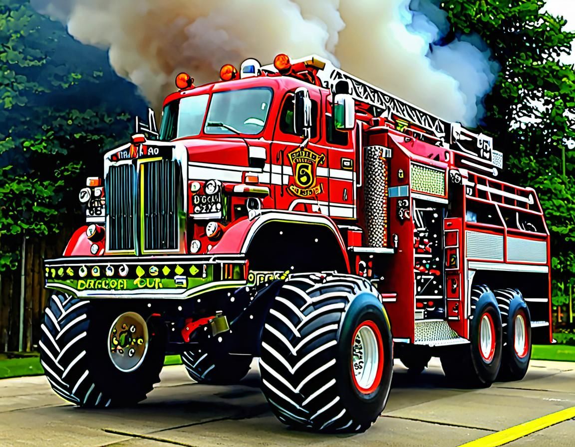 Monster Fire Truck: A Colossal Emergency Vehicle