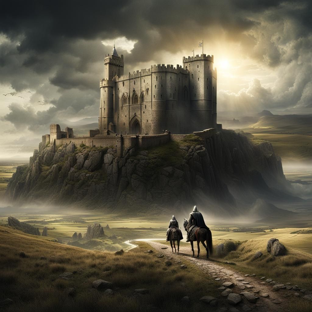 The knight and his squire.