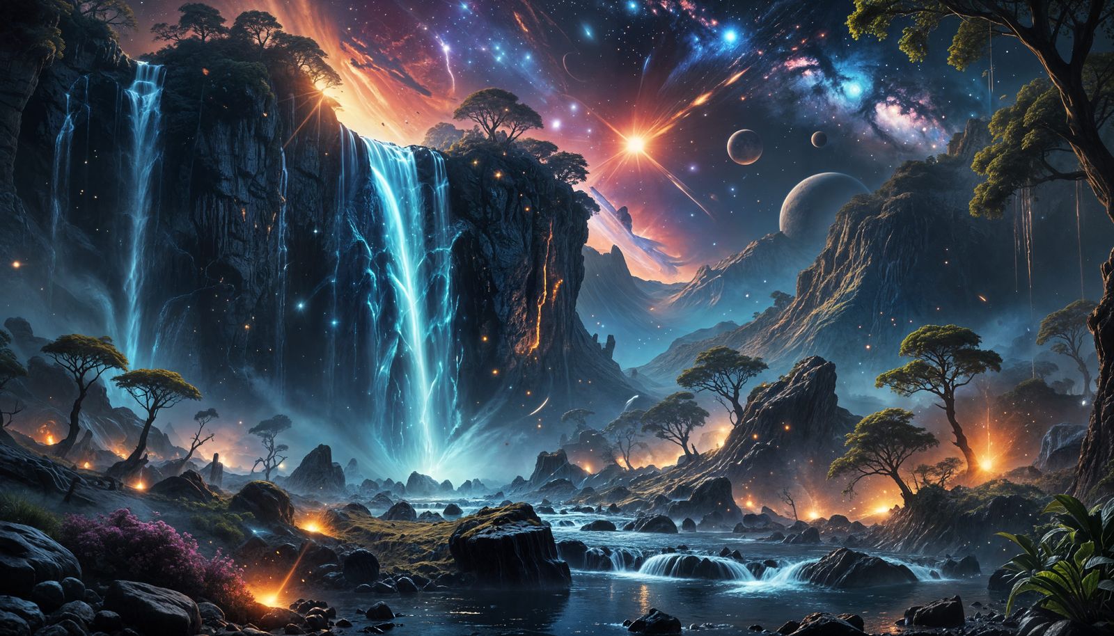 Eternal Waterfall: Universe of Time