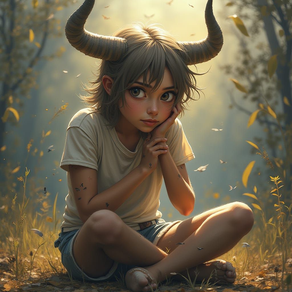 Abstract Visualization of an Aching and Uptight Mind