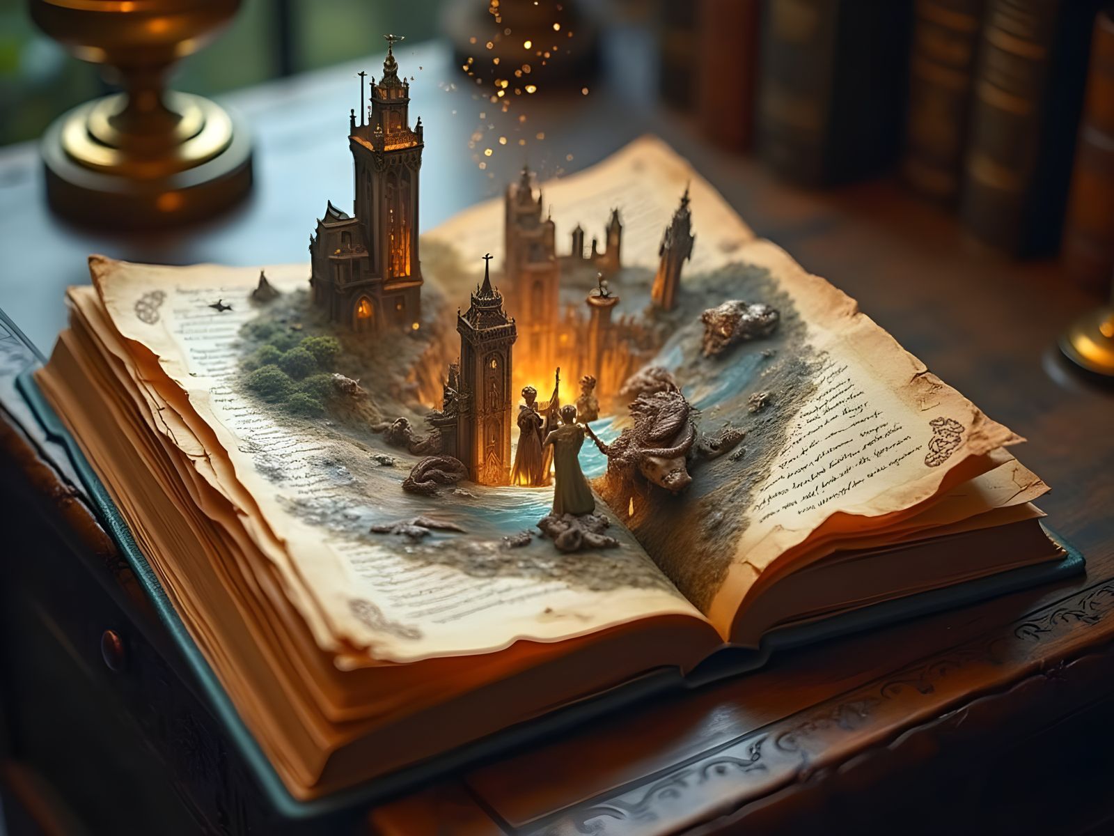 Leather-Bound Portal to a Fantastical Realm