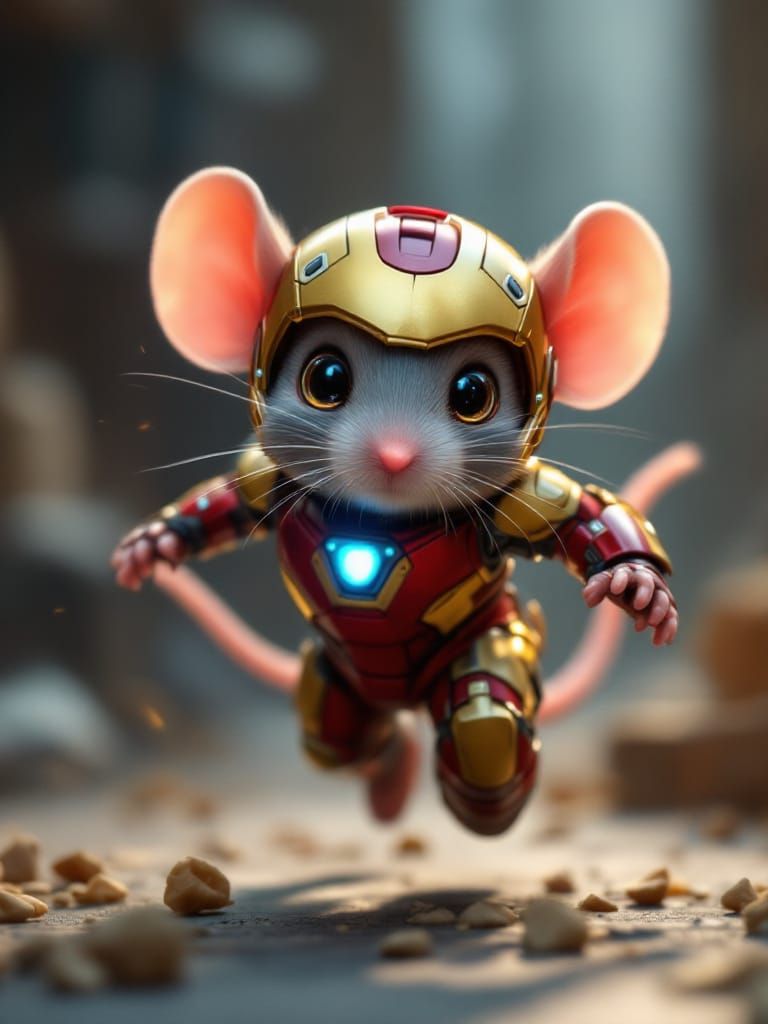 Iron Mouse: A Tiny Tech Marvel in Exoskeleton