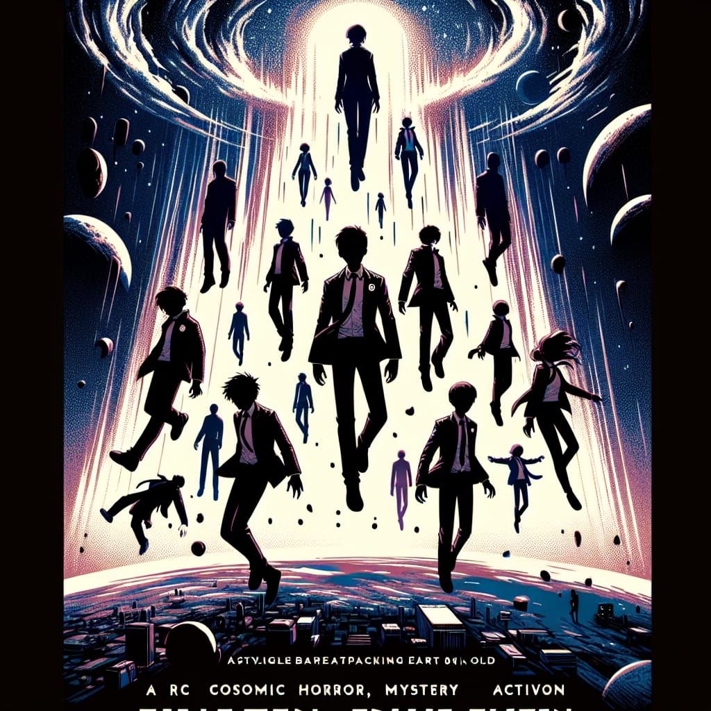 Cosmic Horror Novel Cover: Fallen From The End