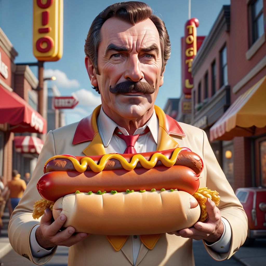 Tom Selleck's Jumbo Dog