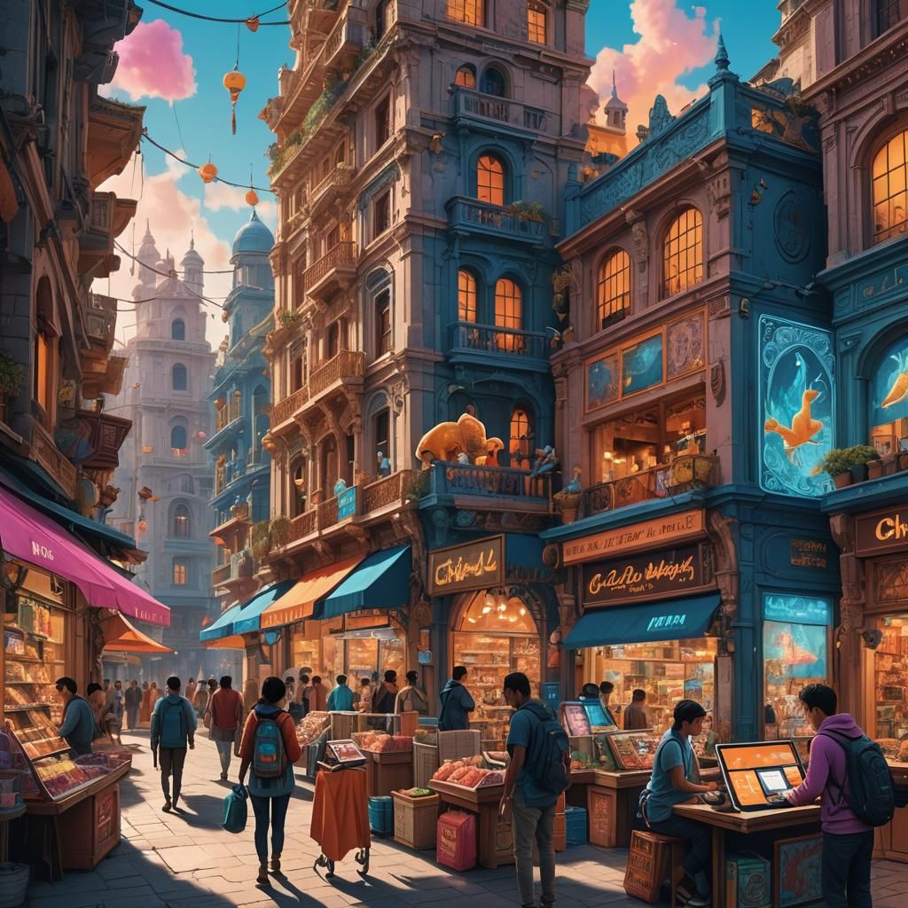 Epic Fantasy Marketplace Meets Digital Shopping