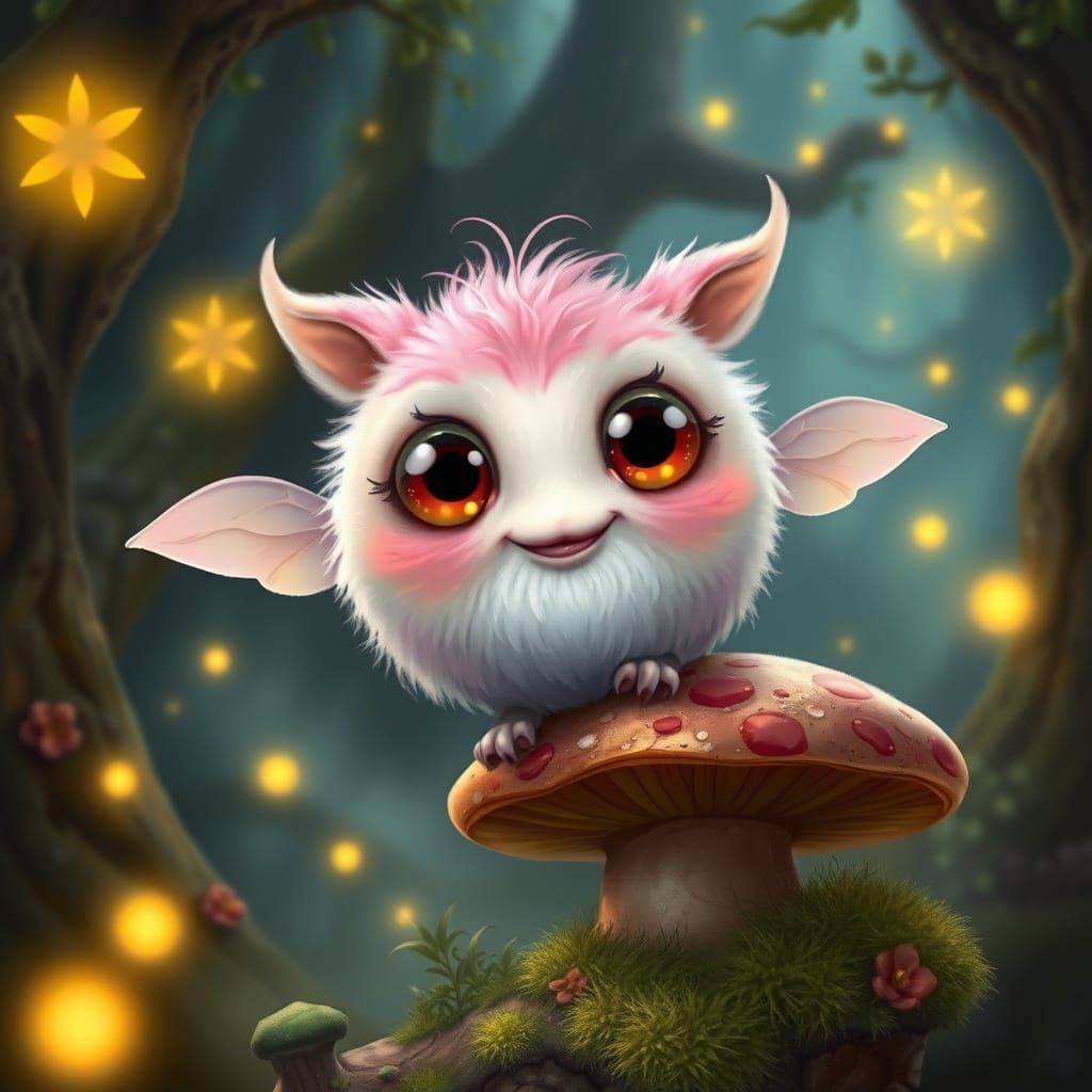Whimsical Fufjuf in Enchanted Forest