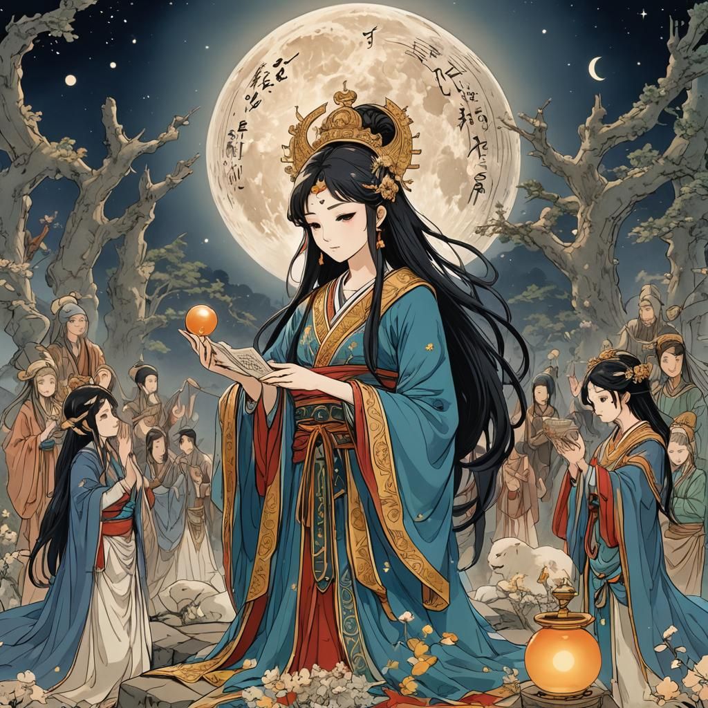 Nikkal: Hurrian Hymn in Anime Style