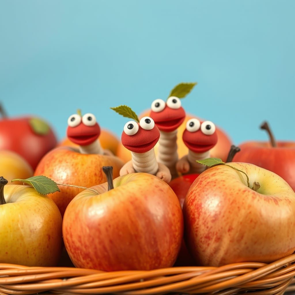 Whimsical Muppet Harvest Scene