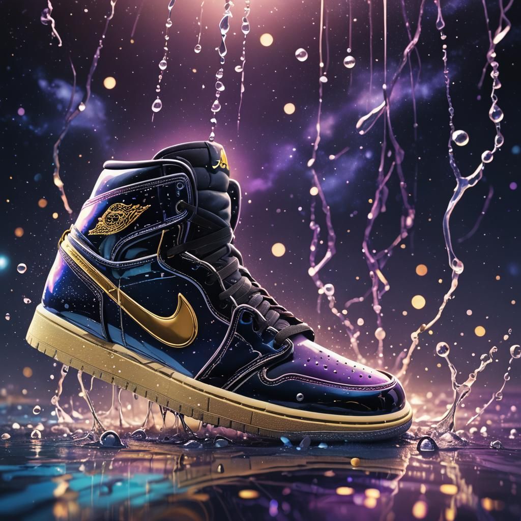 Air Jordan 1 Dripping Water in Space