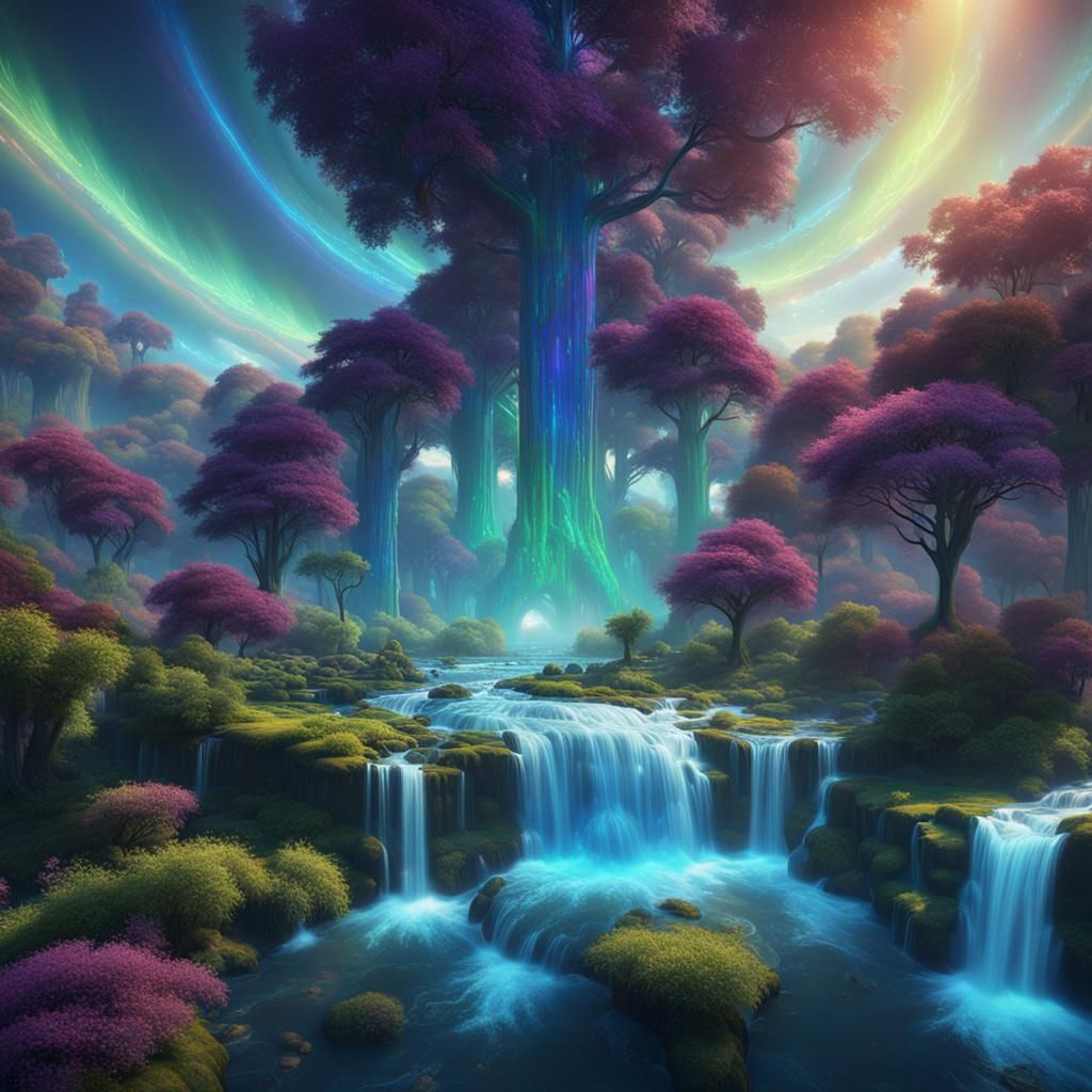 Rainbow Streams of Dreams in a Dimensional Plane