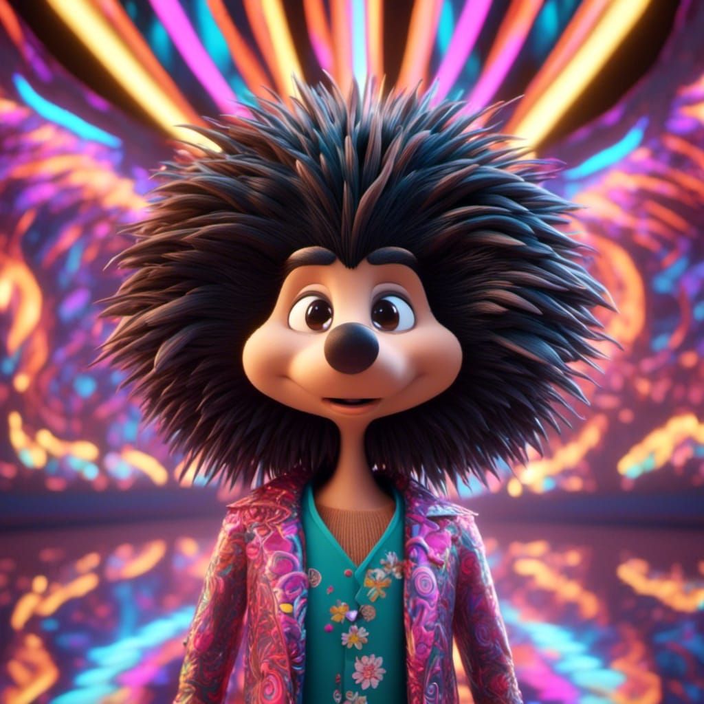 70s Energized Hedgehog