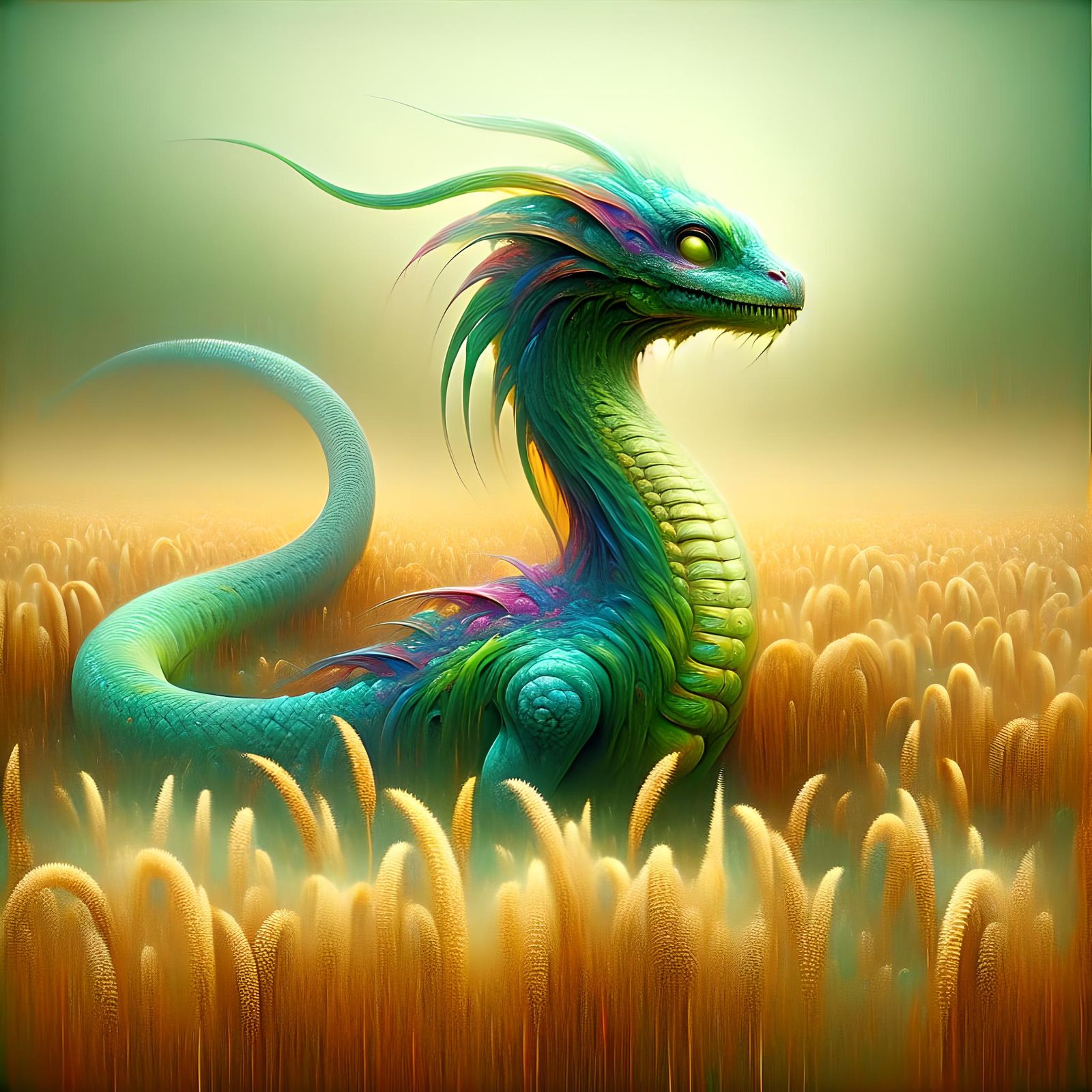 Mythical Basilisk (Italian Folklore/ Greek Mythology)