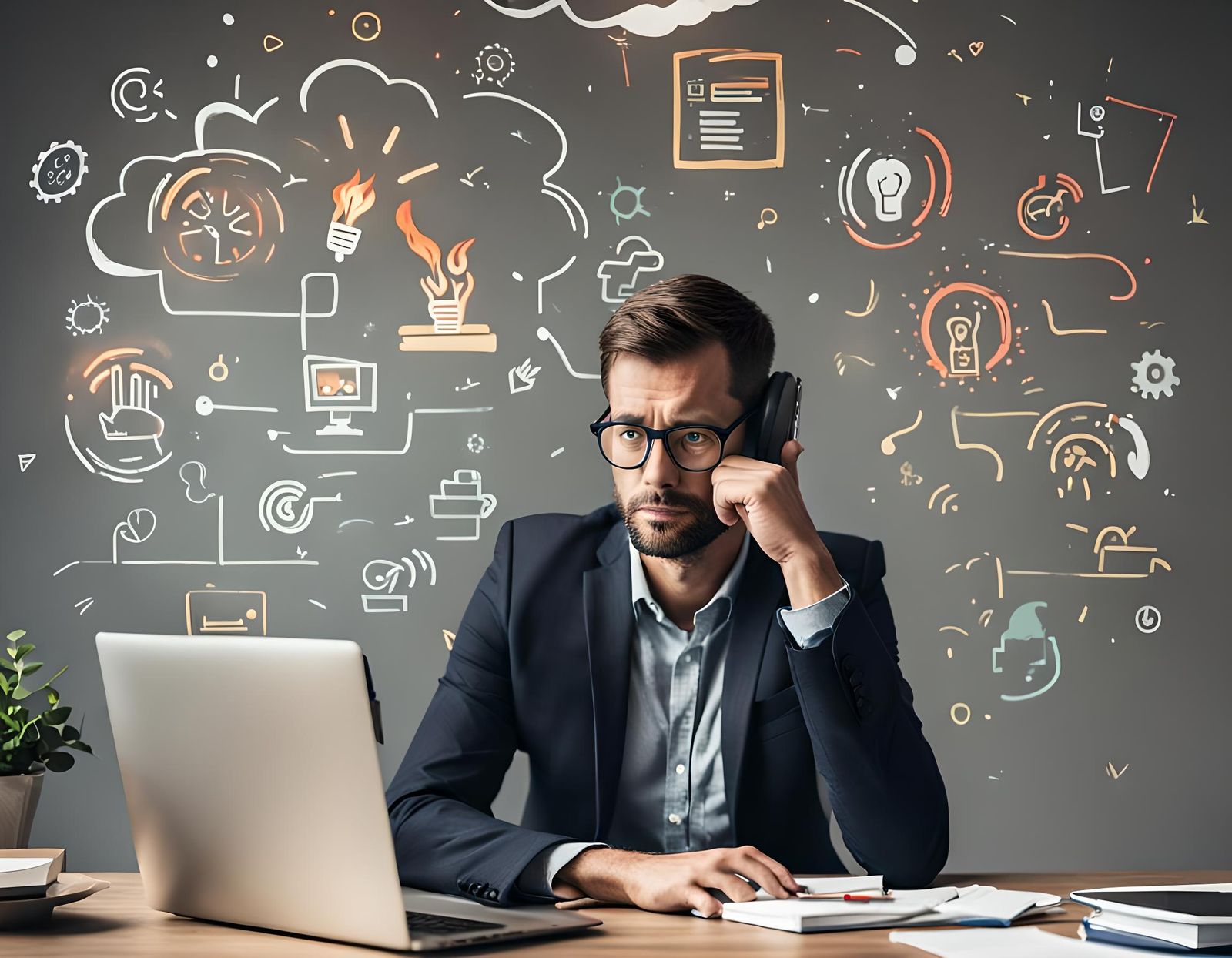 Visualizing Employee Burnout: A Conceptual Representation