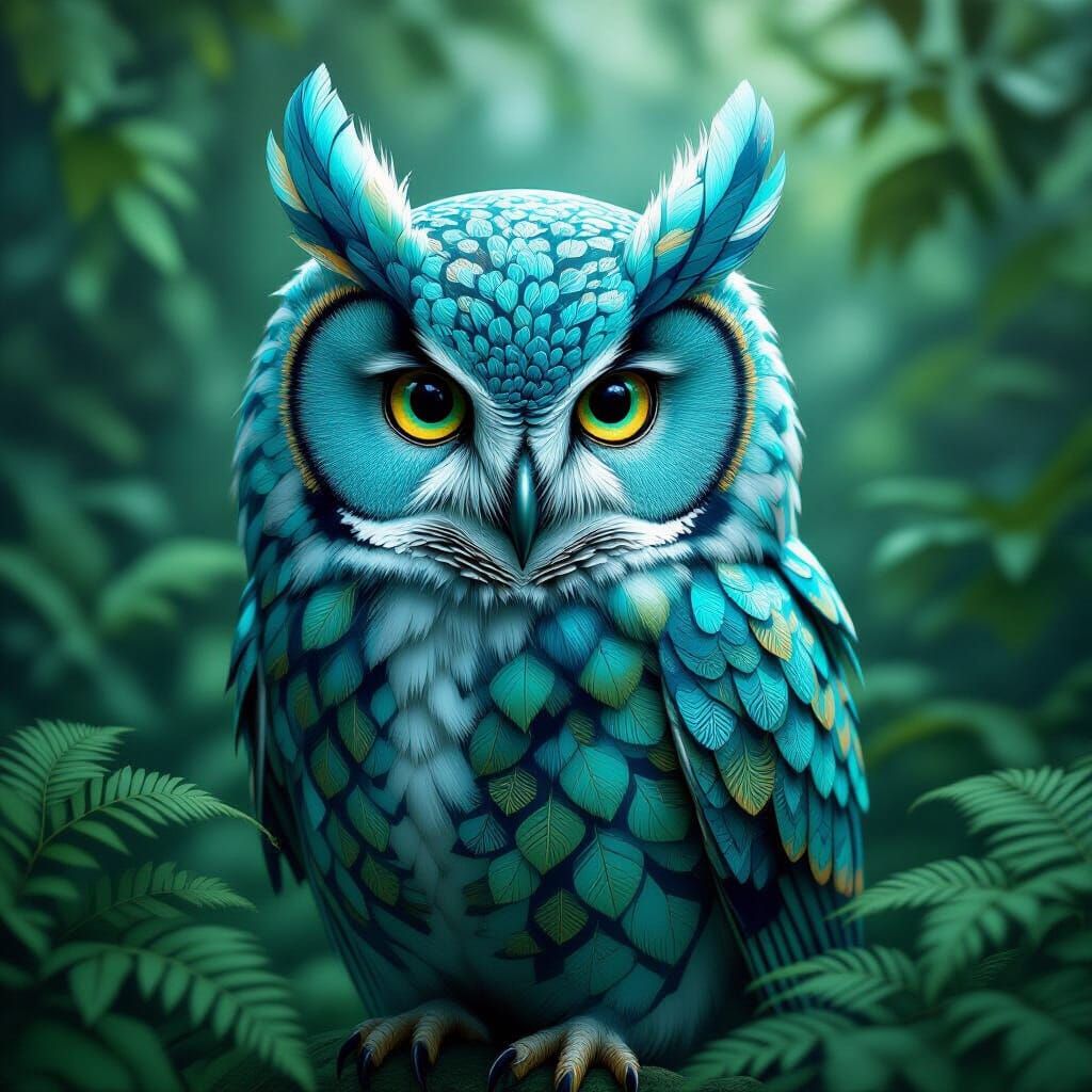 Turquoise Owl