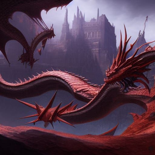 Dragon Pit of Sorrows: Fantasy Concept Art