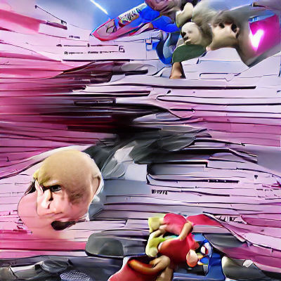 Abstract Geometric Composition in Modern Style