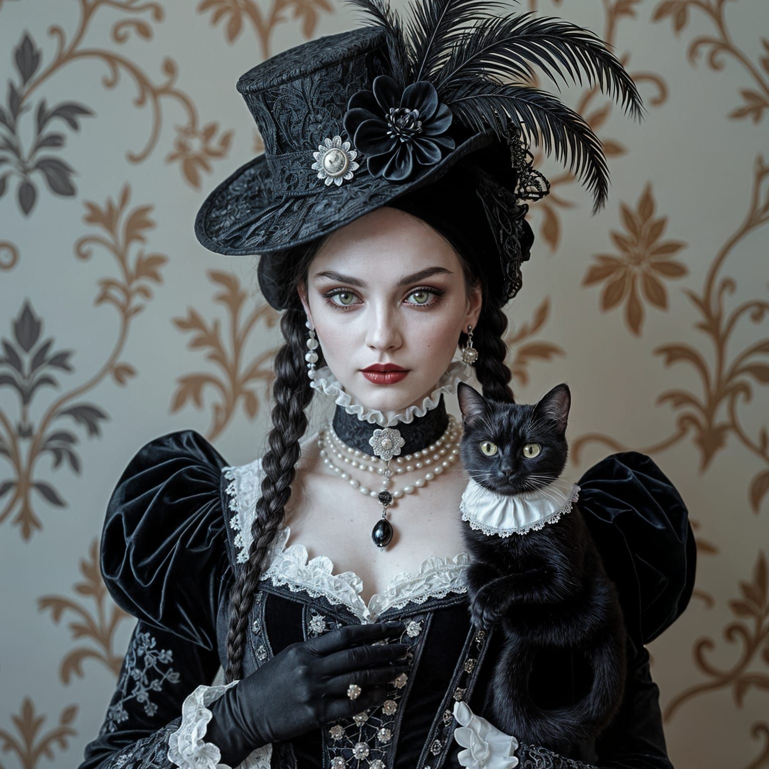 Gothic Wednesday Adams as Queen of Spades